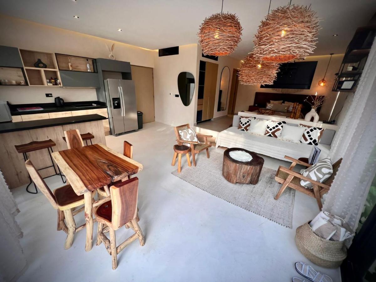 Вилла Xunkari Eco Luxury Bungalow In Тулум Экстерьер фото