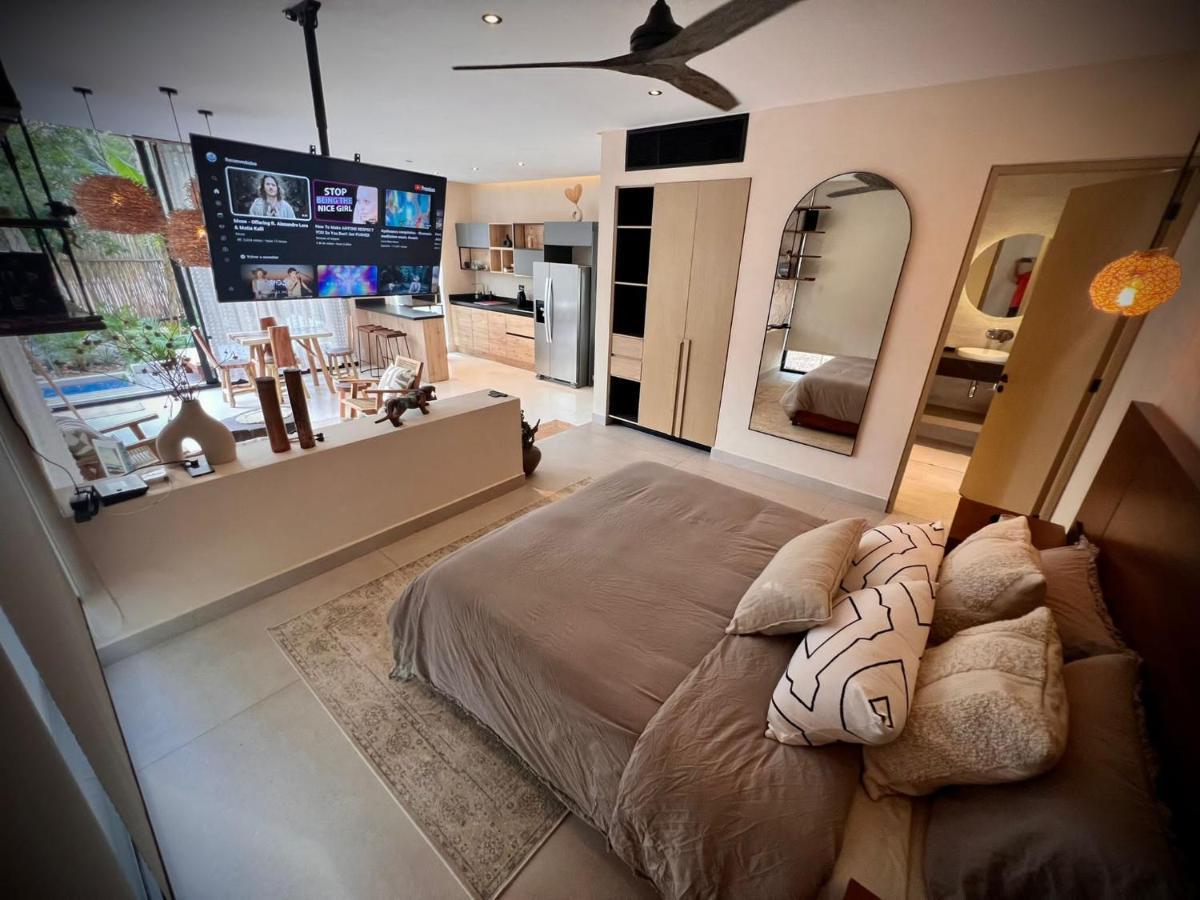 Вилла Xunkari Eco Luxury Bungalow In Тулум Экстерьер фото
