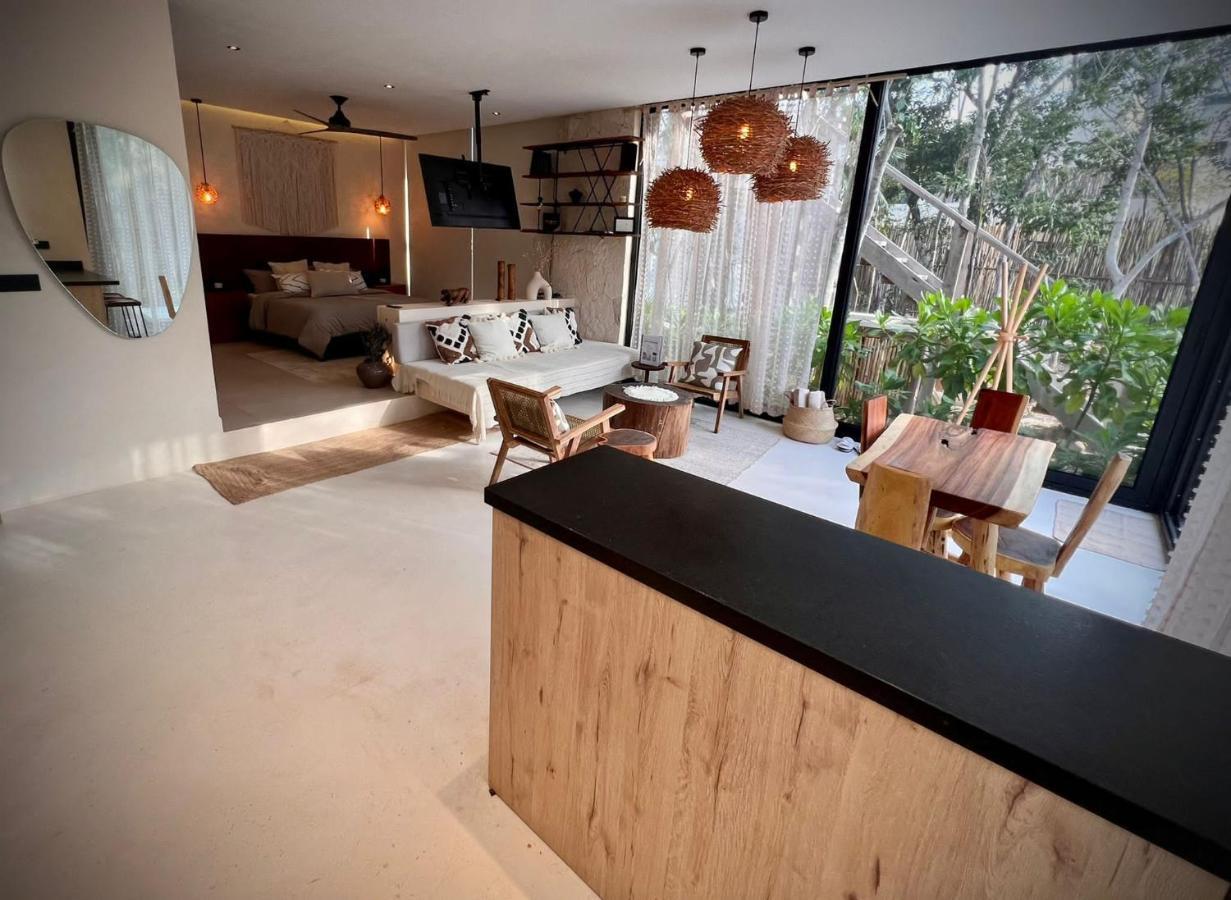 Вилла Xunkari Eco Luxury Bungalow In Тулум Экстерьер фото